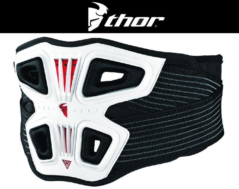 Thor force white kidney belt armor dirt bike motocross mx 2014