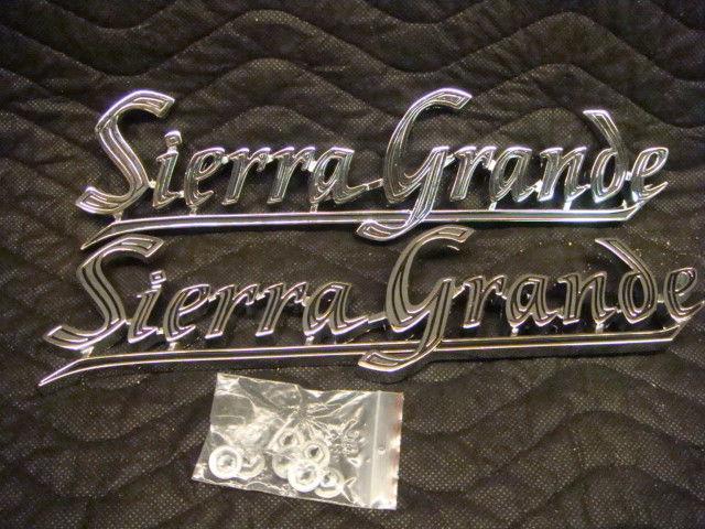 Gmc serria grande bed emblems (new)