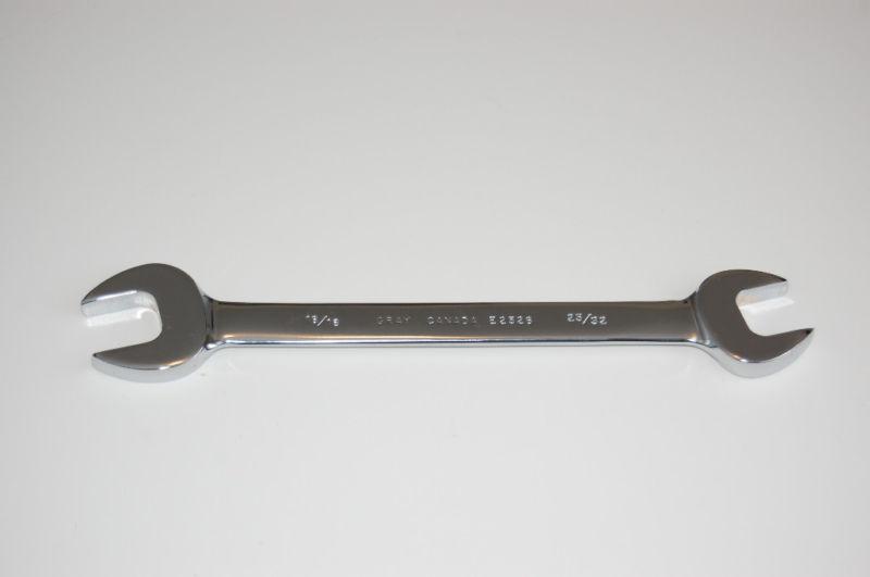 Gray tools sae mirror chrome open end wrench 13/16" x 25/32" x 9 1/2"