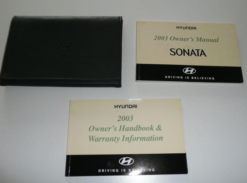 2003 03 hyundai sonata factory owners manual … free ship