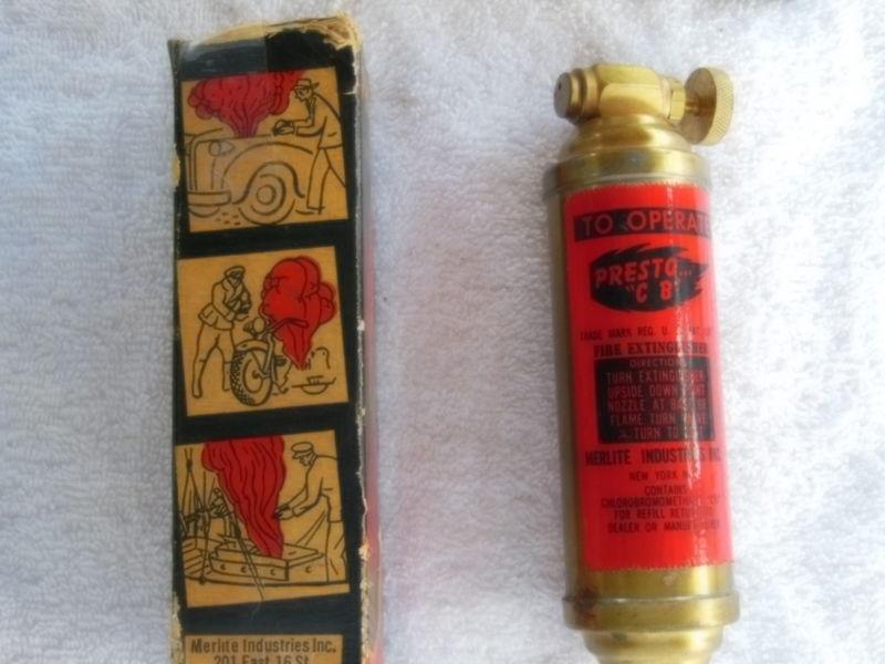 39 40 42 48 chevy vintage auto glovebox fire extinguisher