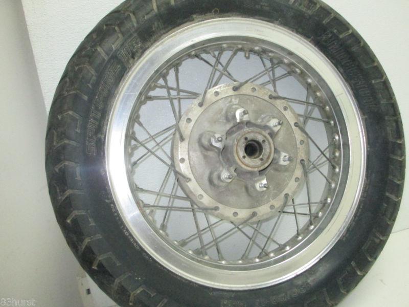 Honda 1975 gl1000 gl 1000 spoked rear wheel 17x2.50 & tire