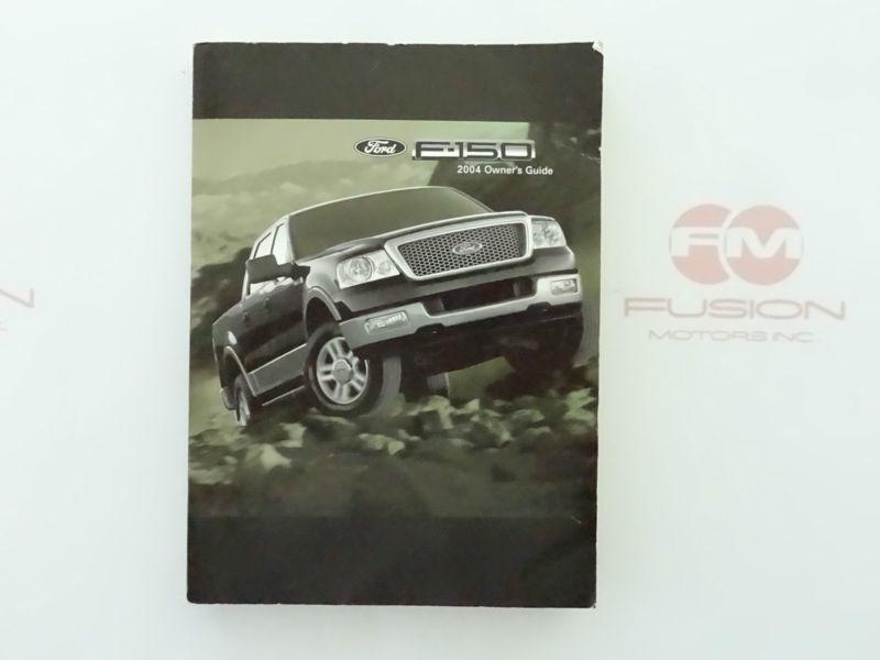 2004 ford f150 owners manual user guide operator book 