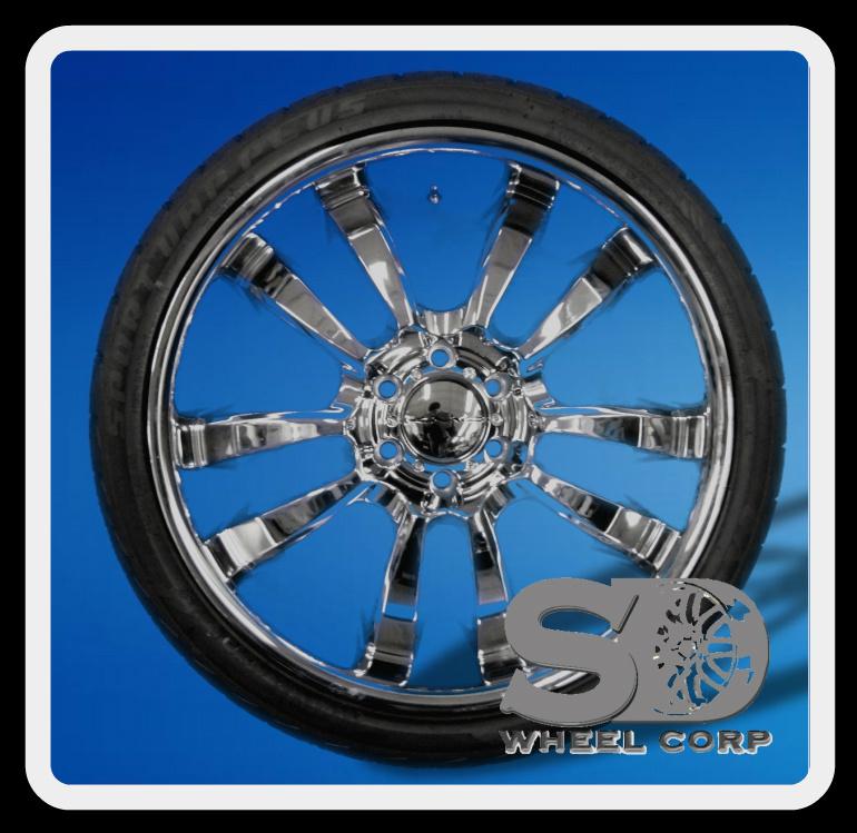 22x9 kmc skitch chrome wheels with 265/35/22 capitol sport tires rims