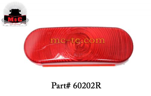 2 pack / truck-lite red super 60 oval stop/turn/tail lamp 60202r