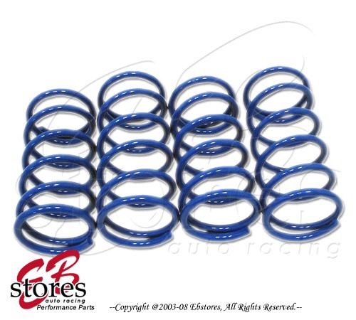 Front and rear 4pcs suspension lowering spring blue honda prelude 1992-1995 1996