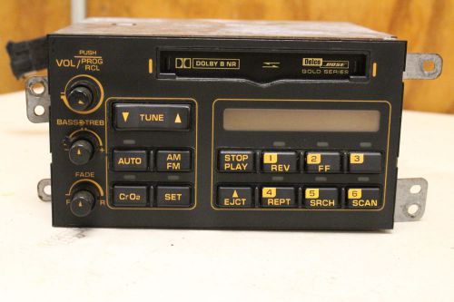 92-93 corvette c4 bose delco gold series radio cassette model 16160751