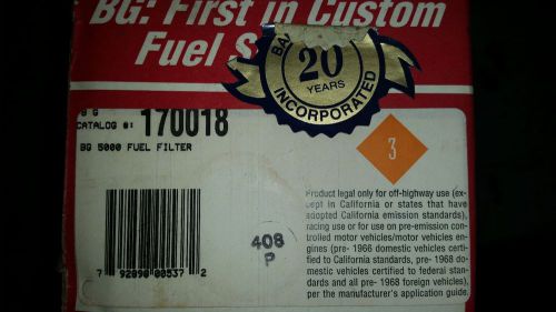 Barry grant 5000 fuel filter with new filter element! new in box