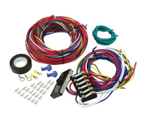 Empi 9466 vw dune buggy universal wiring harness w/ fuse box - rail buggy trike