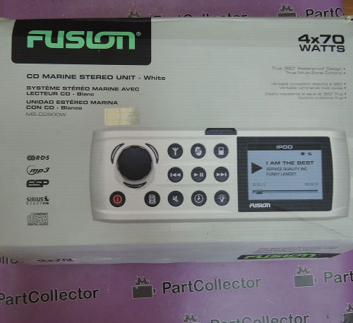 New fusion cd marine stereo unit - radio / cd / mp3 / sirius ms-cd500