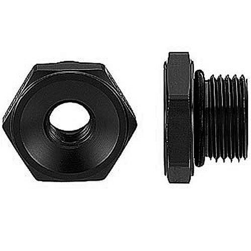 Magnafuel mp-3072-blk an port plug with 1/8 npt center -8an o-ring straight blac