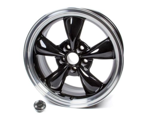 American racing wheels black 5x4.50 17x8 in torq-thrust m wheel p/n ar105m7865b
