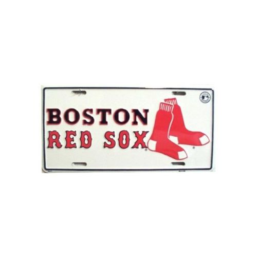 Boston red sox (sox) license plate - 672