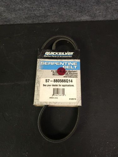New oem quicksilver / mercruiser serpentine belt part number 57-880566q14