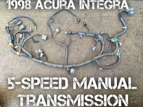 1998 acura integra oem engine wire harness obd2 5-speed m/t dohc 96 97 98 gs rs