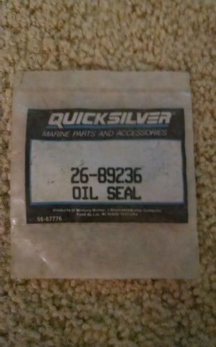 Mercury mercruiser quicksilver 26-89236 1 shift shaft oil seal nos