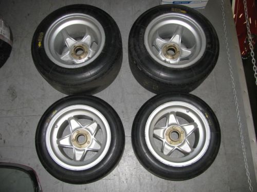 Ferrari bblm wheels_tires_hubs_michelin set of 4_racing competition rims_oem