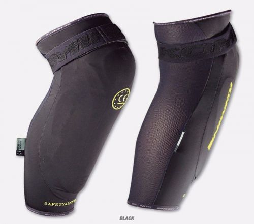 Black motorcycle racing motocross kneepads protector guards protective gear