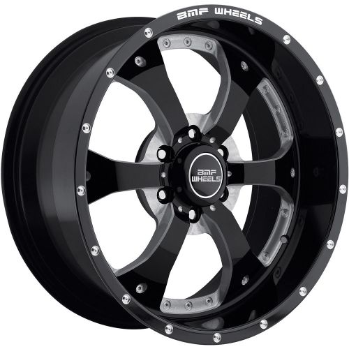 18x9 black bmf novakane 6x135 +0 wheels nitto terra grappler g2 265/65/18 tires