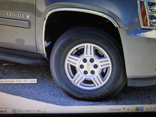 Tfp 3906 chevy tahoe 2007 – 2011 wheel well finder molding trim stainless nib