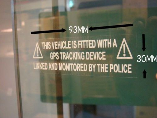 2ps vehicle security gps tracker alarm device  internal car window sticker