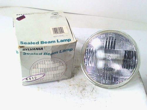 Sylvania clear 4412 sealed beam lamp fog light new