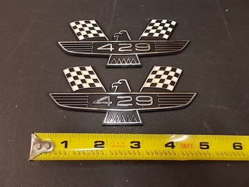 Ford 429 bird emblems chrome plated plastic high quality swap meet find
