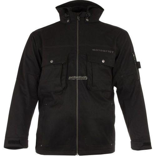 2017 motorfist magnus jacket-black/gray