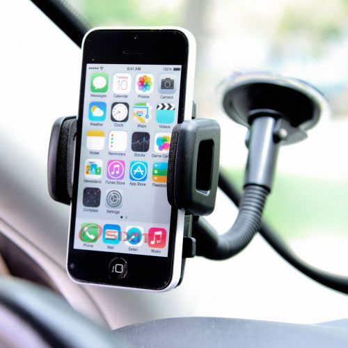 Windshield suction cup phone mount for apple iphone 4s 5 5c 5s gooseneck  tm