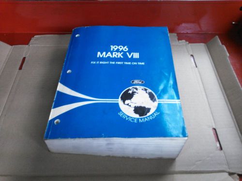 1996 ford lincoln mark viii dealer shop service manual