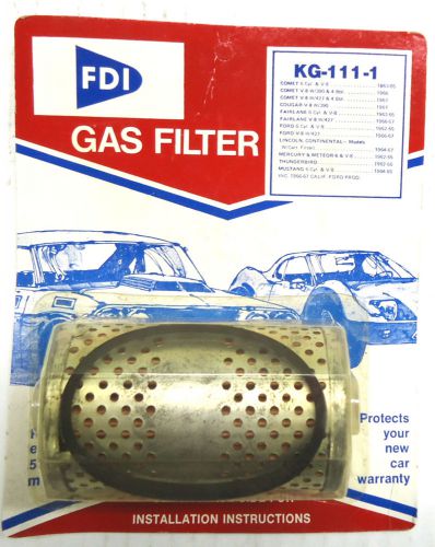Fdi gas filter 1962-1967 ford lincoln mercury