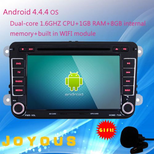 Quad-core android 4.4.4 car dvd player radio 3g wifi for vw jetta polo passat