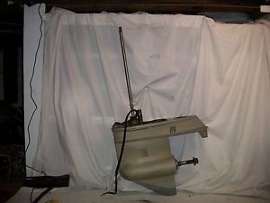1973 evinrude johnson 50hp outboard motor  lower unit electric shift