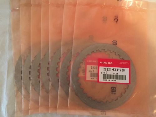 Honda clutch steel disc plate set 2231-ka4-700 (qty 7) oem xl250 cb350 cb360 sl