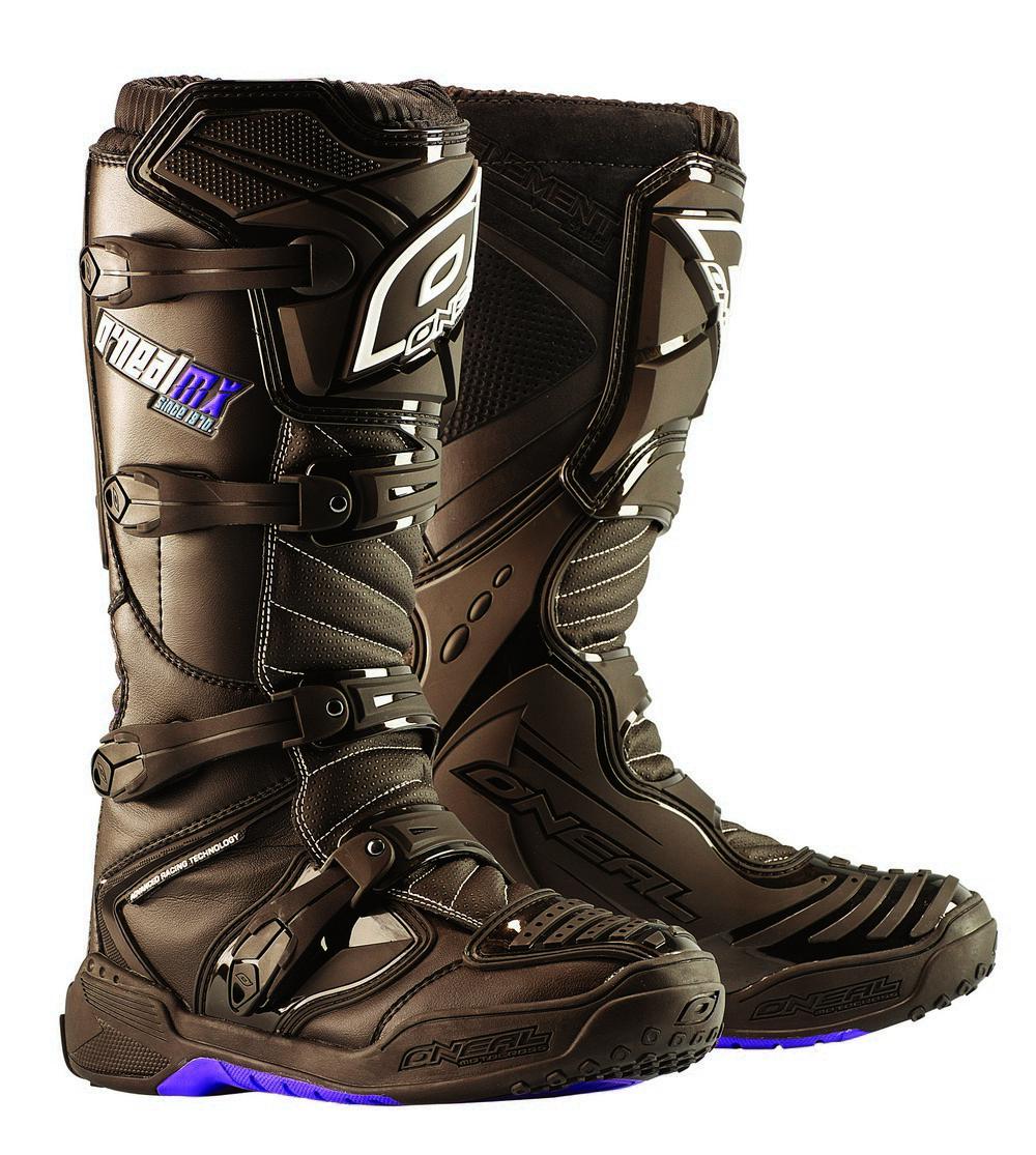 O'neal element mx motocross dirt boots black