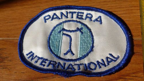 Vtg detomaso pantera original sew on cotton patch never used from 1973