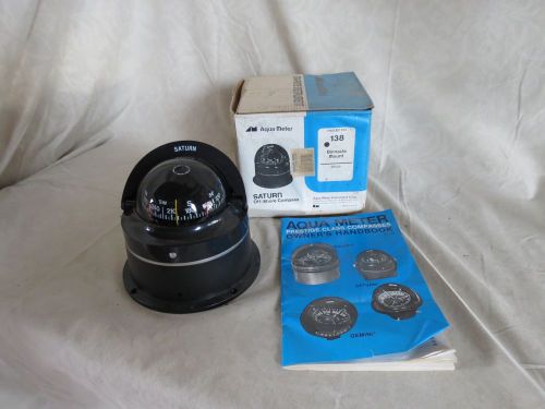 Aqua meter saturn 3 1/2&#034; #138 binnacle mount compass new/in/box