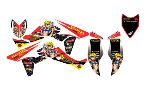 Honda trx450r trx 450 2005 and lower years graphic kit stickers decal pegatinas