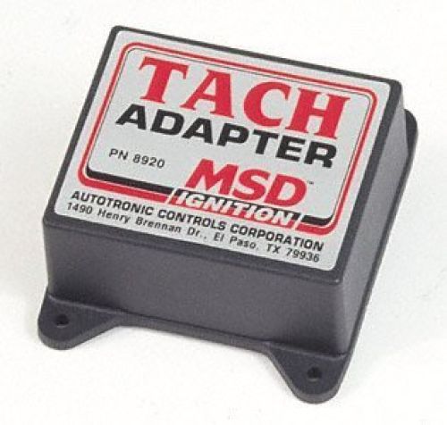Msd 8920 magnetic pickup tachometer adapter