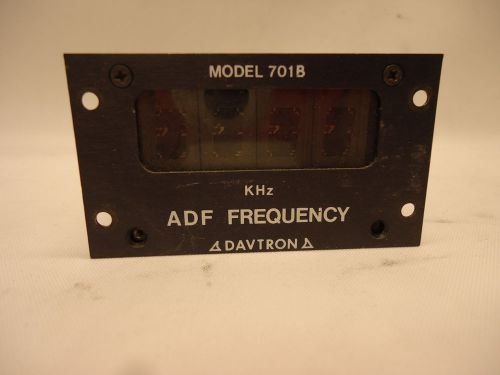 Davtron model 701b adf frequency display - used avionics