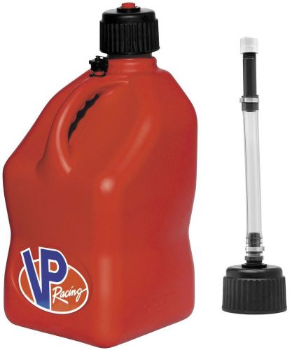 Vp racing 5 gallon vented fuel jug with hose red 152030 / 152022