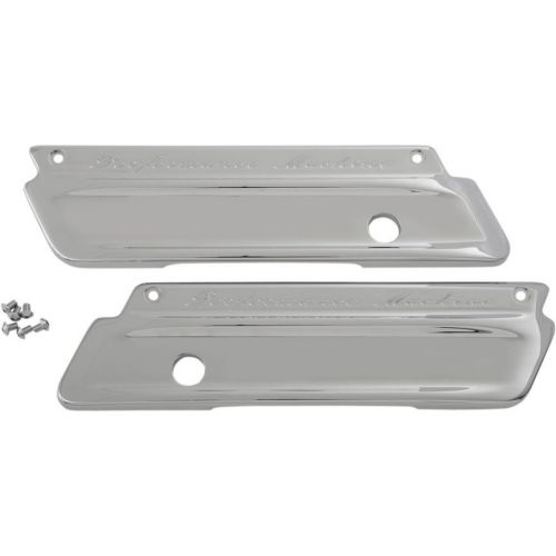 Performance machine contrast cut smooth saddlebag latch covers 2014-2015 harley