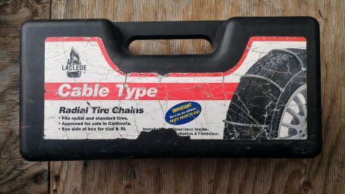 Lacelede snow/tire cable chains #1026, 185r-13, 175r-13, 205/60r14, 205/55r14
