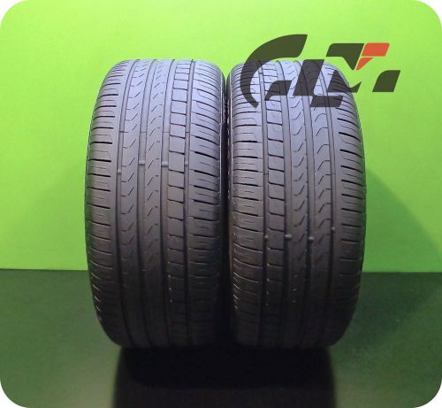 2 very nice pirelli tires 275/40/18 cinturato p7 runflat oem bmw #37208
