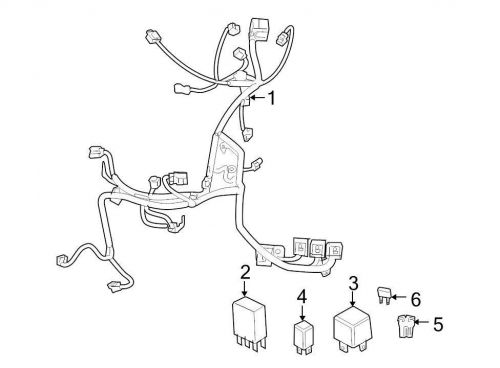 Chrysler oem  engine wiring harness 04795347ad image 1