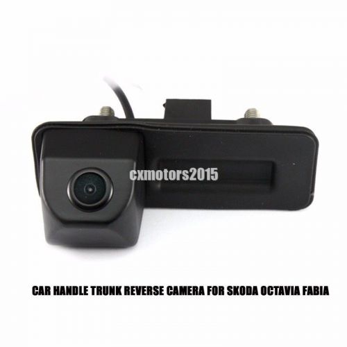 Car trunk handle backup camera for skoda roomster fabia octavia yeti and audi a1
