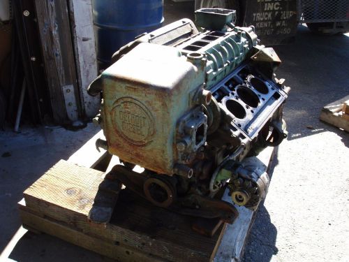 6v-53 detroit diesel marine engine, parts only, not running