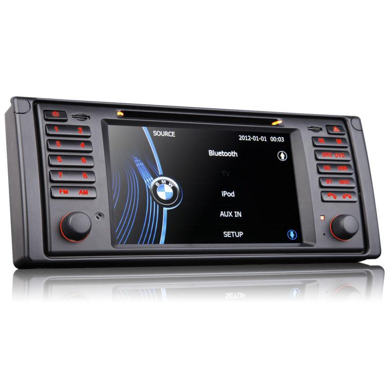 7" single din car gps nav dvd cd player stereo for bmw e39/e53 x5 m5 ipod radio