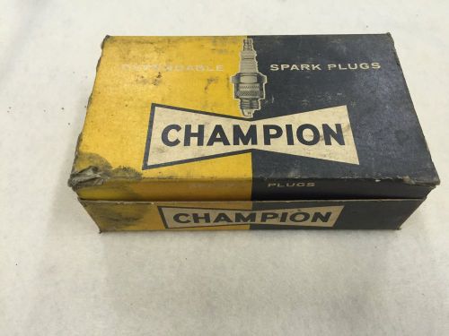 Nos vintage champion n60r racing spark plugs, box of 10