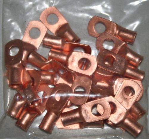 4 gauge copper lug with 5/16&#034; hole - 25 pack